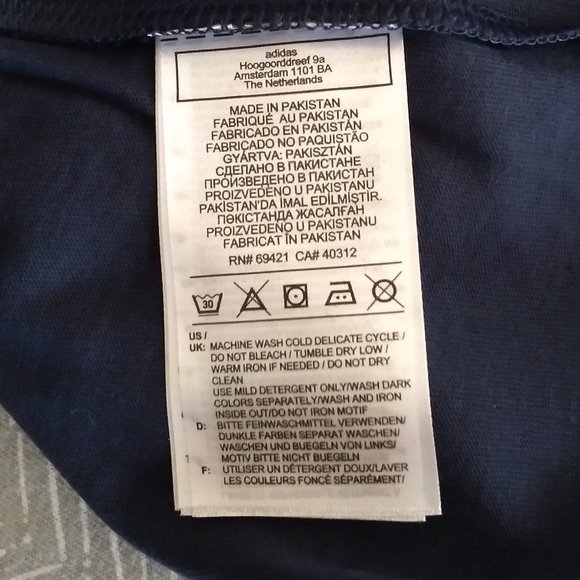 🆕Reebok Men's Standard Training E. Graphic T-Shirt,Vector Navy/Small White Logo - Picture 13 of 14